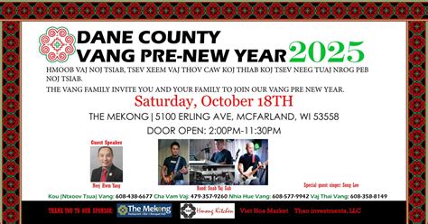 Vang Pre-New Years 2025, The Mekong - Restaurant, Bar, & Banquet Hall ...