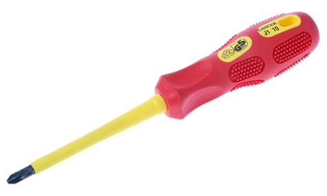 35396 Wiha | Wiha Pozidriv Insulated Screwdriver, PZ2 Tip, 100 mm Blade ...