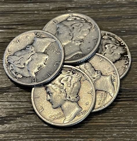 1916 1945 Mercury Dime Values
