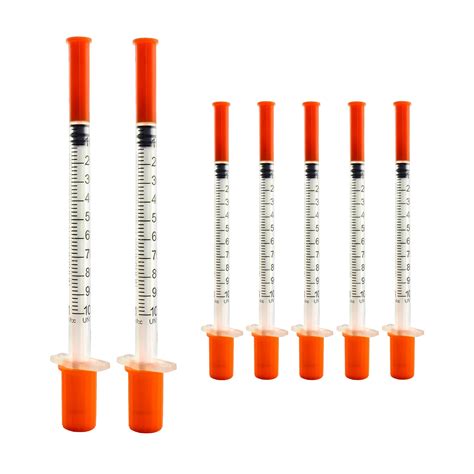 Ce/iso Disposable 50 Units Insulin Syringe 1ml / 0.5ml 50 Units With Fixed Needle29/30g Medical ...