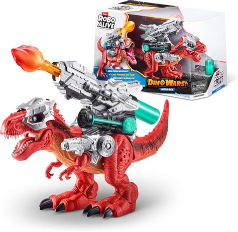 ROBO ALIVE Dino Wars Mega Rex, Giant Battling T-Rex, Electronic Toy ...