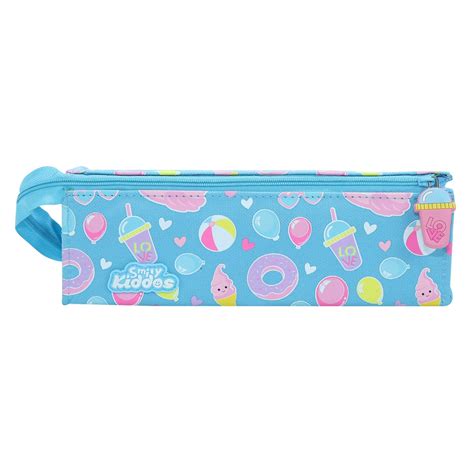 Smily Kiddos Tray Pencil Case Swan Theme Light Blue – Mike Bags