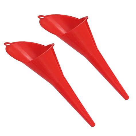 AutoRocking 2 pcs Anti-Splash Bevel Angle Long Stem Petrol Funnel Drip ...
