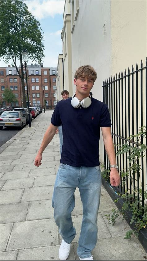 Jeans and Polo Outfit Men