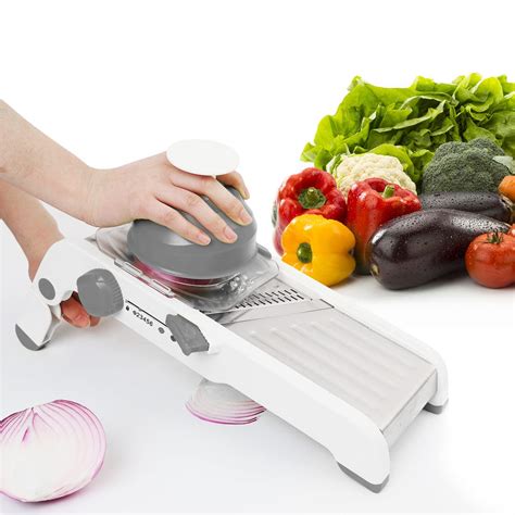 ZKIRON Adjustable Mandoline Slicer - Ultra-Sharp Stainless Steel Blades ...