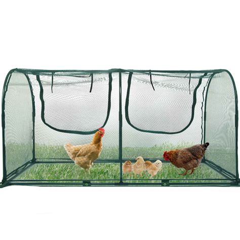 Buy Portable Chicken Run Hen Coop,Walk-in Poultry House,Outdoor ...