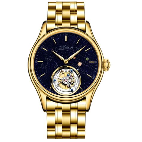 AESOP Luxury Real Flying Tourbillon Mechanical Watches for Men 7025 ...