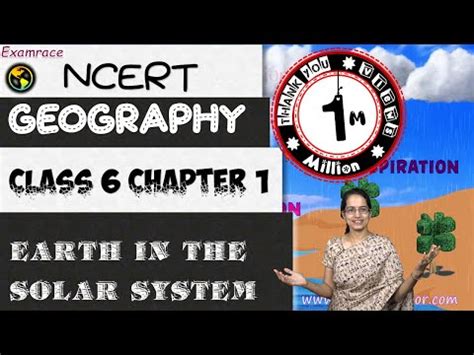 The Earth in the Solar System Video Lecture - NCERT Video Summary ...