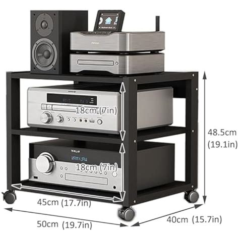 OMKUOSYA AV Media Tower Stereo Cabinet, 3/4/5 Tier India | Ubuy