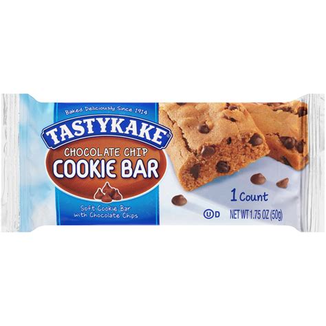 Tastykake® Chocolate Chip Cookie Bar 1.75 oz. Wrapper - Walmart.com