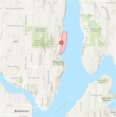 Advisories issued for Illahee Creek and Illahee shoreline