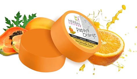 Herbal Culture Papaya & Orange Soap
