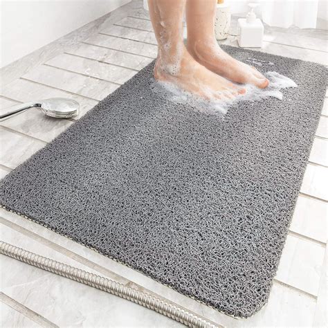 Amazon.com: Kesfey Bath mat Non-Slip Shower mat loofah Bath mat ...