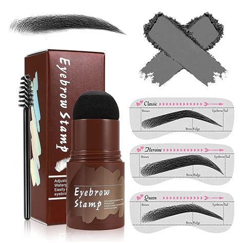 Buy Spanking Eyebrow Stamp and Eyebrow Stencil Kit, Long Lasting Brow ...