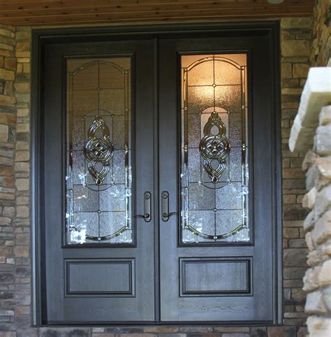 Front Entry Door - Custom - Single with 2 Sidelites - Solid Wood with ...