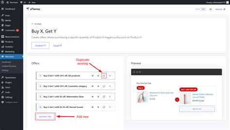 WooCommerce Buy X, Get Y - Merchant Pro