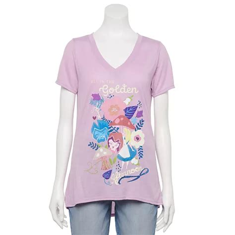 Disney's Alice in Wonderland Juniors' "Golden Garden" Graphic Tee