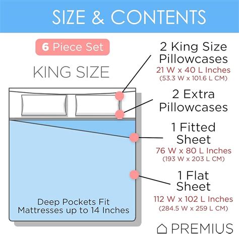 Bed Sheet Sizes: Guide To Bed Sheet Dimensions - WTQM
