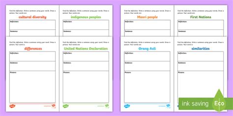 Cultural Diversity Word Wall Activity (teacher made)