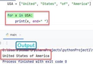 How to Print Numbers in Python Using for Loop in the Same Line Python 的图像结果