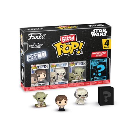 Funko BITTY POP Star Wars TESB Han Solo - Wampa - Dagobah Yoda ...