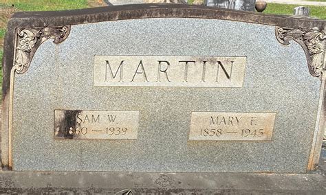 Mary F Phillips Martin (1858-1945): homenaje de Find a Grave