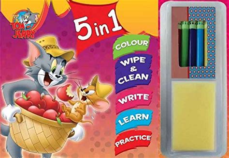 Amazon.in: Buy 5 in 1 Wipe and Clean - Tom & Jerry Book Online at Low ...