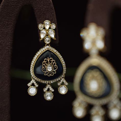 Kandan Polki Designer Earrings @ ₹1,450 | Free Delivery