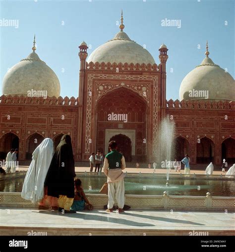 BADSHAHI MOSQUE, one of the largest mosques in the world, built by Emperor Aurangzeb. The design ...