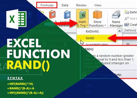 Image result for Create Random Numbers Using Different Functions in Excel Sheet