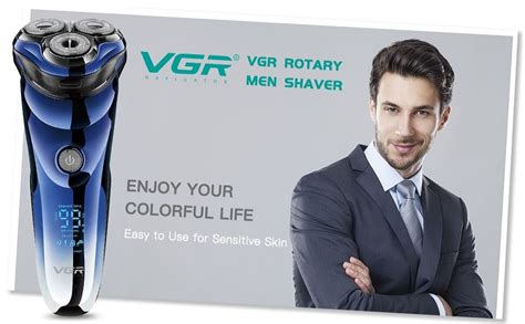 VGR V-305 Premium Cordless Rechargeable IPX7 Fully Waterproof 3 Head ...