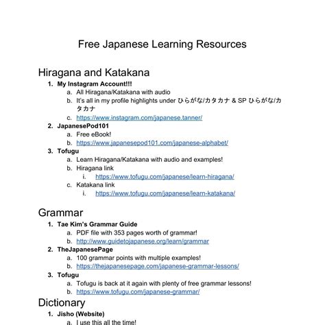 Free Japanese Learning Resources (1).pdf | DocDroid