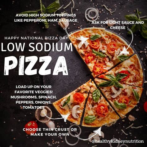 The Best Homemade Low Sodium Pizza - Healthy Kidney Nutrition