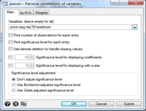 How to do the correlation analysis in STATA?