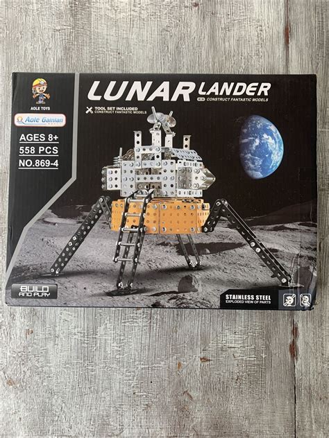 Aole Gainian Lunar Lander - No 869-4 -Erector Set Style Model ...