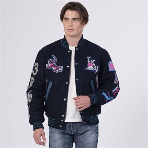 Blue Letterman Jacket