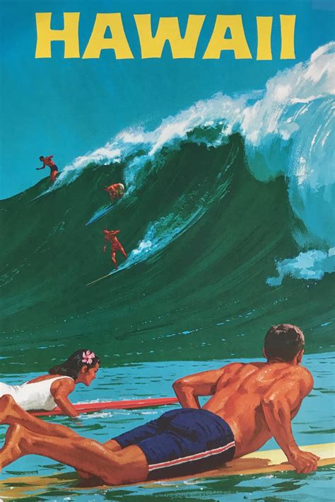 9 Vintage Hawaii Travel Posters (That Will Make You Want To Pack Your ...