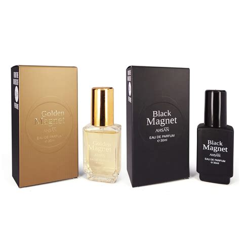 Buy Ahsan Golden Magnet & Black Magnet Liquid Eau De Parfum For Unisex ...