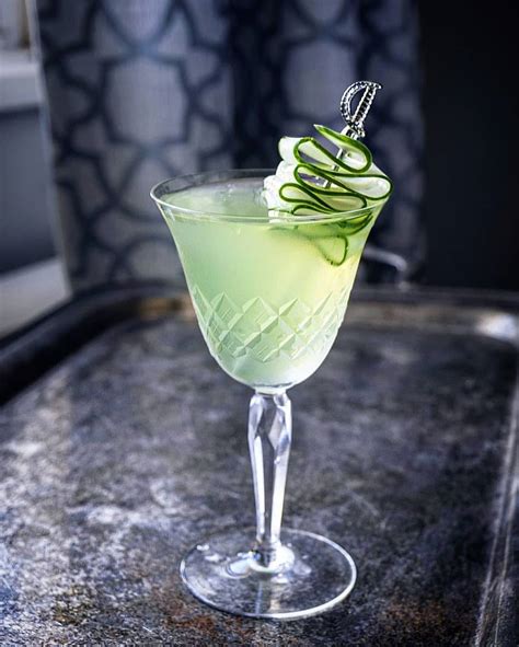 Cucumber Dirty Martini – A Cocktail A Day