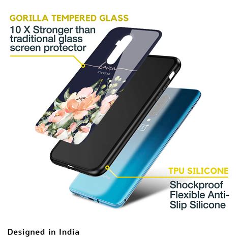 Flawless Floral Custom Glass Back Cover - Flat 35% Off On Customized ...