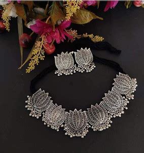 JMBW INTERNATIONAL Alloy Silver Jewellery Set Price in India - Buy JMBW ...