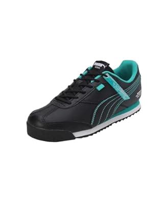 Buy Puma Unisex-Adult MAPF1 Roma Via Black-Spectra Green Sneaker - 9 UK ...