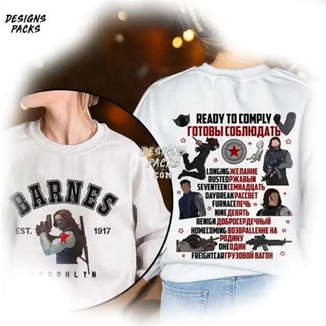 Bucky Barnes Bucky Barnes 1917 Bucky Trigger Words 2 Side PNG Design