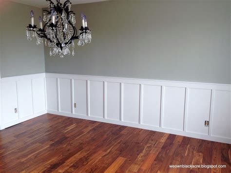 diy dining room wainscotting | 99% Finished! Just need to replace the ...