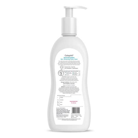 Cetaphil Restoraderm Skin Restoring Body Wash, 295 ml Price, Uses, Side ...