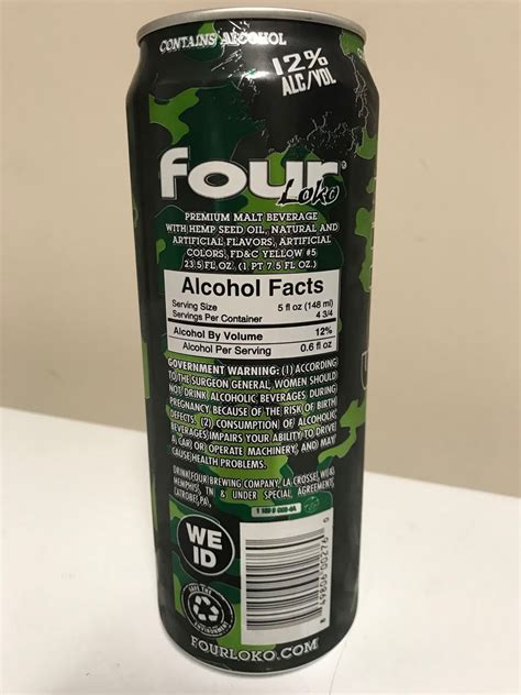 Malt Beverage Of The Week - Four Loko Hemp