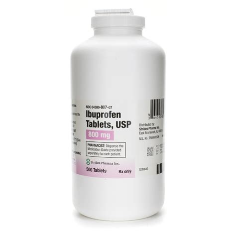 Ibuprofen, 800mg, 500 Tablets/Bottle | McGuff