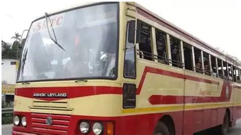 Daring bike stunts in front of KSRTC bus; even women passengers not ...