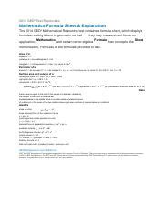 Image result for GED Math Formulas