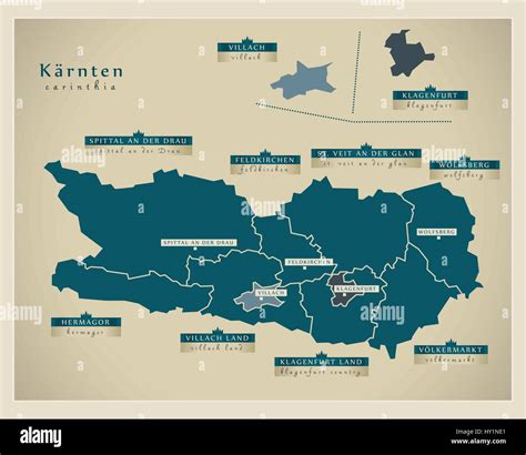 Kärnten karte -Fotos und -Bildmaterial in hoher Auflösung – Alamy